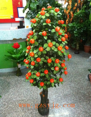 广州仿真果树 橘子树 大型