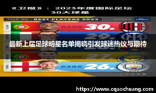 最新上届足球明星名单揭晓引发球迷热议与期待